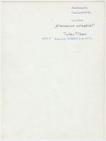 cca 1975 Tatár Tibor: A kemence melegénél, feliratozott vintage fotóművészeti alkotás, 23x17 cm