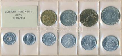 1984. 2f-20Ft 10db klf, érmés forgalmi sor fóliatokban T:1