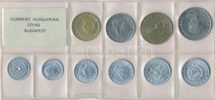 1983. 2f-20Ft 10db klf, érmés forgalmi sor fóliatokban T:1
