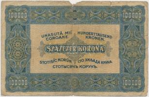 1923. 100.000K "Orell Füssli Zürich" T:III-
Hungary 1923. 100.000 Korona "Orell Füss...