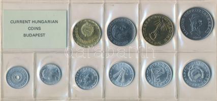 1988. 2f-20Ft 10db klf, érmés forgalmi sor fóliatokban T:1