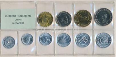 1987. 2f-20Ft 10db klf, érmés forgalmi sor fóliatokban T:1