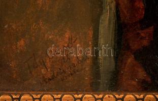 Fáy Dezső (1888-1954): Andris 12 éves korában. Olaj, karton, jelzett, keretben, 43×33 cm