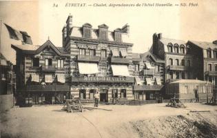 Étretat, Chalet dépendances de l'hotel Hauville / wooden buildings of the Hotel Hauville