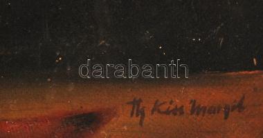 Kiss jelzéssel: Virágcsendélet. Olaj, karton, keretben, 68×55 cm