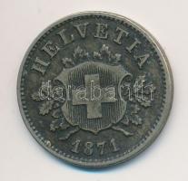 Svájc 1871B 10r Billon T:2 kis ph., patina
Switzerland 1871B 10 Rappen Billon C:XF small edge error...