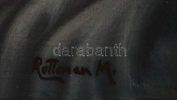 Rottman jelzéssel: Virágcsendélet. Olaj, vászon, 55×40 cm