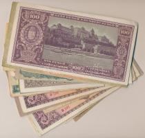 50db-os vegyes magyar és külföldi bankjegy tétel T:II,III
50pcs of various banknotes C:XF,F