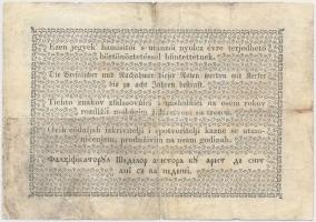 1848. 1Ft "Kossuth bankó" T:III,III- enyhe restaurálás
Adamo G104