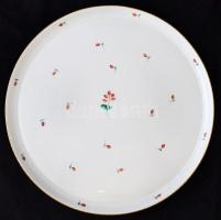 Herendi csipkebogyó mintás nagy tálca, 5 db mokkás csésze és cukortartó, kézzel festett, hibátlan, j...