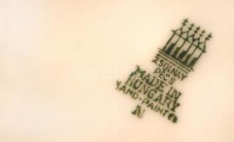 Zsolnay birkózó medvék (Markup Béla), kézzel festett, jelzett, hibátlan, m:30 cm/
Handpainted Zsoln...