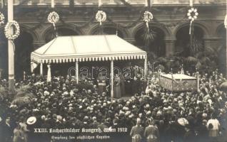 1912 Vienna, Wien. Eucharistischer Kongress, Empfang des päpstlichen Legaten / catholic congress, receiving the papal legate