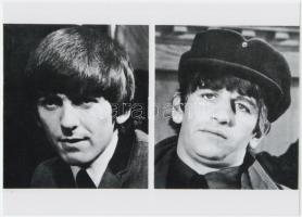 cca 1966 Beatles együttes, Fekete György (1904-1990) budapesti fényképész hagyatékában fellelt 3 db ...
