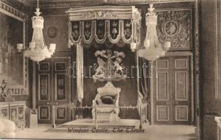 Windsor Castle, interior, The Throne (vágott / cut)