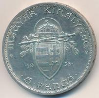 1938. 5P Ag "Szent István" T:2
Adamo P8.1