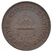 1892KB 1f Br Körmöcbánya (1,65g) T:2,2-
Hungary 1892KB 1 Fillér Br Kremnitz (1,65g) C:XF,VF