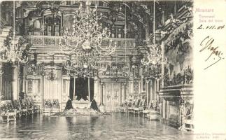 Trieste, Miramare; Sala del trono / throne room interior