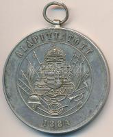 ~1920. "A Magyar Országos Tűzoltó Szövetség XV éves Szolgálati Érme" jelzett ezüst kitünte...