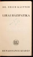 Dr. Erich Kästner: Lirai házipatika. Ford. Vas István. Bp., 1937, Renaissance. Kiadói kopottas félbő...