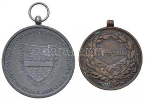 1917. "Károly Bronz Vitézségi Érem" Br kitüntetés mellszalag nélkül. Szign: Kautsch + 1940...