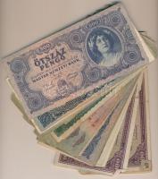 85db-os vegyes magyar pengő bankjegy tétel T:III,III-