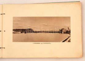 1937 A Horthy Miklós híd építése, a M. Kir. Kereskedelem- és Közlekedésügyi Minisztérium tervei alap...