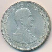 1930. 5P Ag "Horthy jobbra" T:2,2- Adamo P8