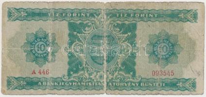 1946. 10Ft vízjeles T:IV
Adamo F1