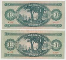 1949. 10Ft (2x) T:II,II-