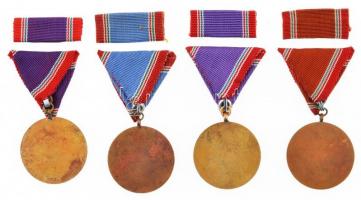 ~1970. "A Haza Fegyveres Szolgálatában" 15, 20 és 30 (2x) év után, fém kitüntetések, mind ...