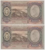 1943. 1000P (2x) sorszámkövetők T:I-