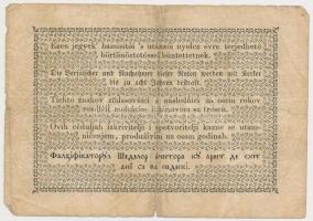 1848. 1Ft "Kossuth bankó" T:III-
Adamo G104