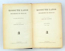 Kossuth Lajos beszédei és írásai I-III. Sajtó alá rendezte: Kossuth Ferencz. Budapest, é.n., Athenae...