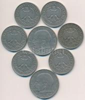 NSZK 1950-1963. 1M (6xklf) + 2M (2xklf) T:2,2-
FRG 1950-1963. 1 Mark (6xdiff) + 2 Mark (2xdiff) C:X...