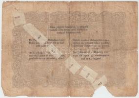 1848. 100Ft "Kossuth bankó" T:IV,V ragasztva, papírhiány
Hungary 1848. 100Ft "Kossut...