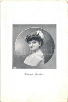 7 db RÉGI, fekete-fehér motívum képeslap, társaságbéli hölgyek, a lapok hátoldalán sorsjegy a Veszpr...