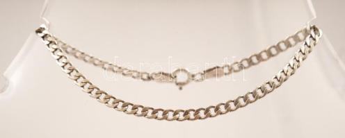 Ezüst pancer  karlánc, Ag., nettó:3,3gr., jelzett, 18,5cm / Silver bracelet, Ag, net.3,3gr, marked, 18,5cm