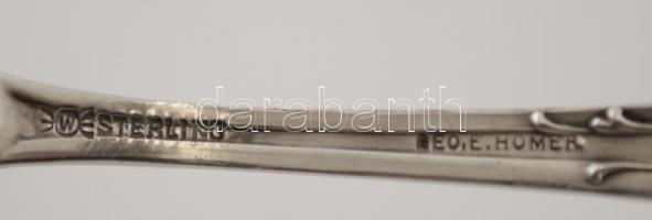 Ezüst,Boston, "Old State House" teáskanál,  Ag., nettó: 28,2gr., jelzett, 15,5cm/ Silver t...