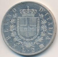 Olaszország 1863N BN 2L Ag "II. Viktor Emanuel" T:2- 
Italy 1863N BN 2 Lire Ag "Vitt...