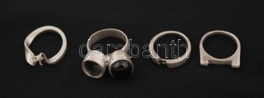 Ezüst(Ag) gyűrűk, hibásak, 3 db jelzett, br: 22,8 g