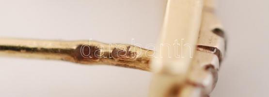 Arany(Au) 14K fülbevaló, jelzett, br: 5 g