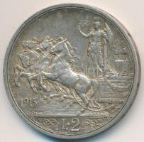 Olaszország 1916R 2L Ag ""III. Viktor Emánuel" T:2,2- kis ph.
Italy 1916R 2 Lire Ag ...