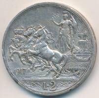 Olaszország 1917R 2L Ag ""III. Viktor Emánuel" T:2,2- ph.
Italy 1917R 2 Lire Ag &quo...