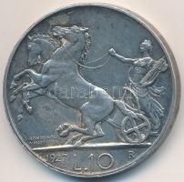 Olaszország 1927R 10L Ag "III. Viktor Emánuel" T:2 ph.
Italy 1927R 10 Lire Ag "Vitto...