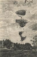 Fait De Guerre - Un Ballon captif en flammes / captured airship in flames (EK)