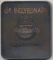 DN "Magyar Bélyeggyűjtők Országos Szövetsége Budapest / 61. Bélyegnapi Bélyegkiállítás" ké...