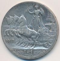 Olaszország 1913R 1L Ag "III. Viktor Emánuel" T:2-
Italy 1913R 1 Lira Ag "Vittorio E...