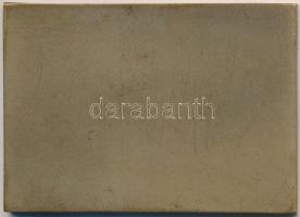 Berán Lajos (1882-1943) ~1940. "Magyar Sí Szövetség" egyoldalas Br plakett (71,5x50,5mm) T...