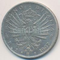 Olaszország 1907R 1L Ag "III. Viktor Emánuel" T:2-
Itlay 1907R 1 Lira Ag "Vittorio E...