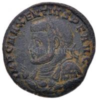 Római Birodalom / Aquileia / Maxentius 307-309. Follis Cu (6,12g) T:2- ph. Roman Empire / Aquileia / Maxentius 307-309. Follis Cu "IMP C MAXENTIVS P F AVG / CONSERV VRBS SVAE - AQP" (6,12g) C:VF edge error RIC VI 121.